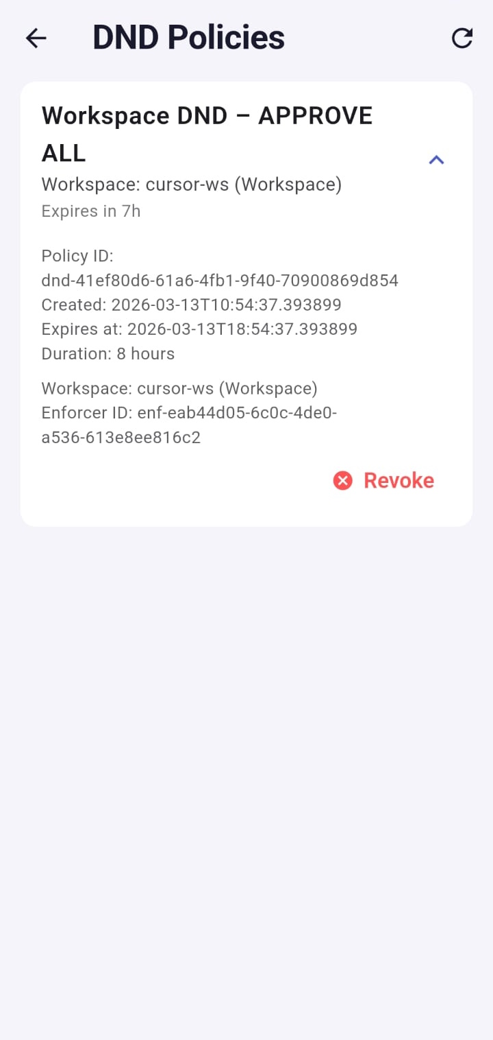 Airlock — Revoke DND